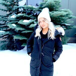 CANADA GOOSE SHELBURNE PARKA FUSION FIT COAT - MEDIUM